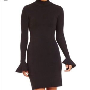 Michael kors black long sleeve dress